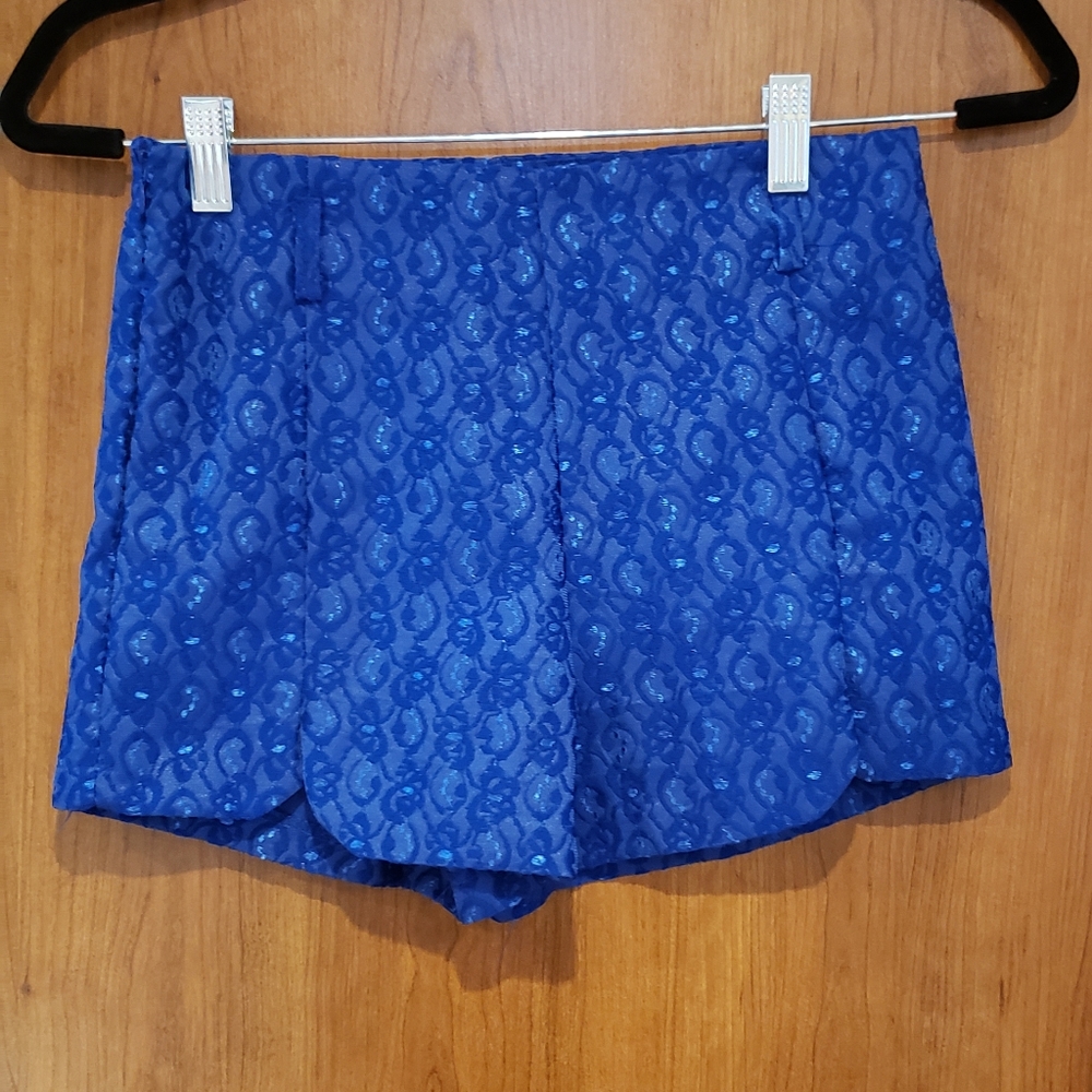 Blue shorts
